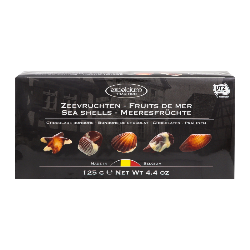 Конфеты шоколадные Sea Shells Excelcium к/у 125г Excelcium