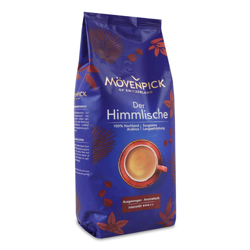 Кава Der Himmlische в зернах смажена 1кг м/у Movenpick