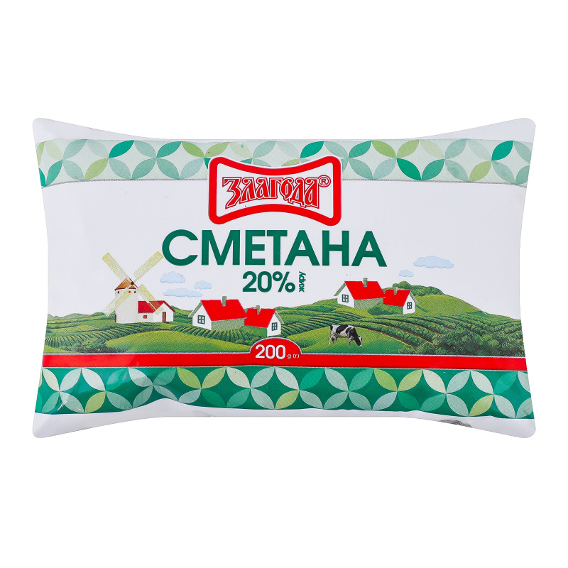 Сметана 20% Злагода м/у