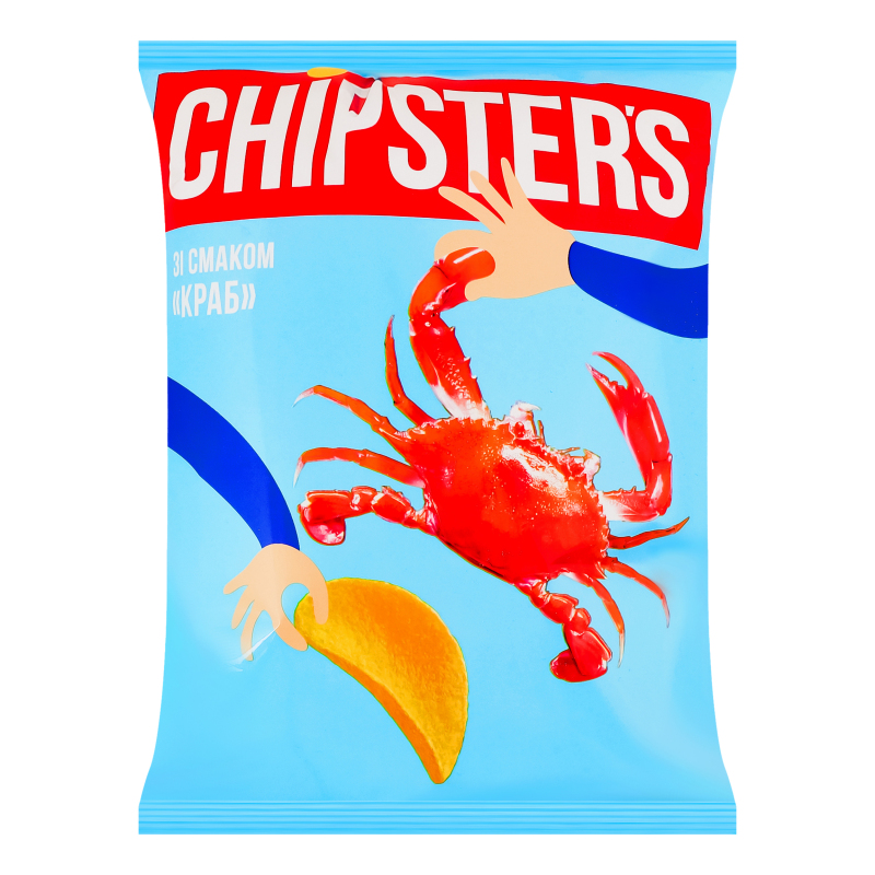 Чипси картопляні Краб Chipster's м/у