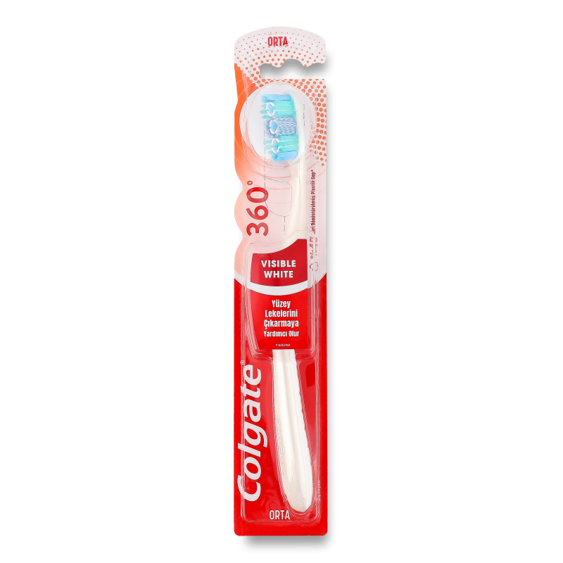 Щітка зубна 360 Optic White середня Colgate