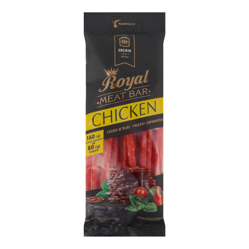 Снеки м'ясні Чікен Royal Gremio с/к м/у