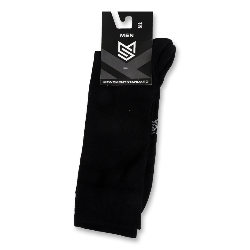Шкарпетки чоловічі чорні однотонні махрова стопа р.44-45 M0204S МувментСтандарт