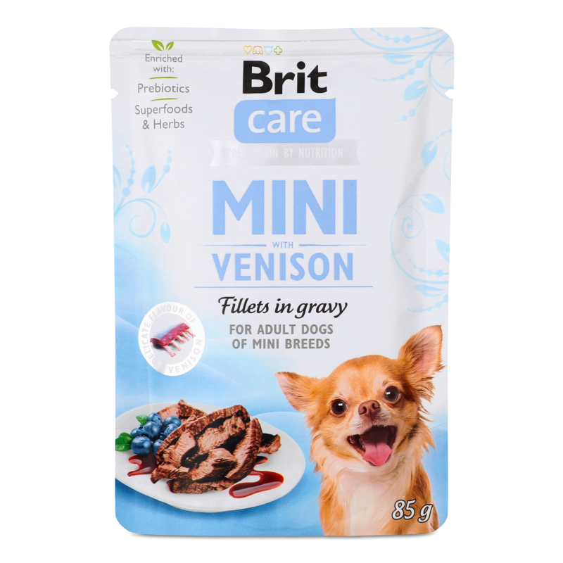 Корм д/собак малих порід з філе дичини в соусі 85г пауч Бріт Кеа