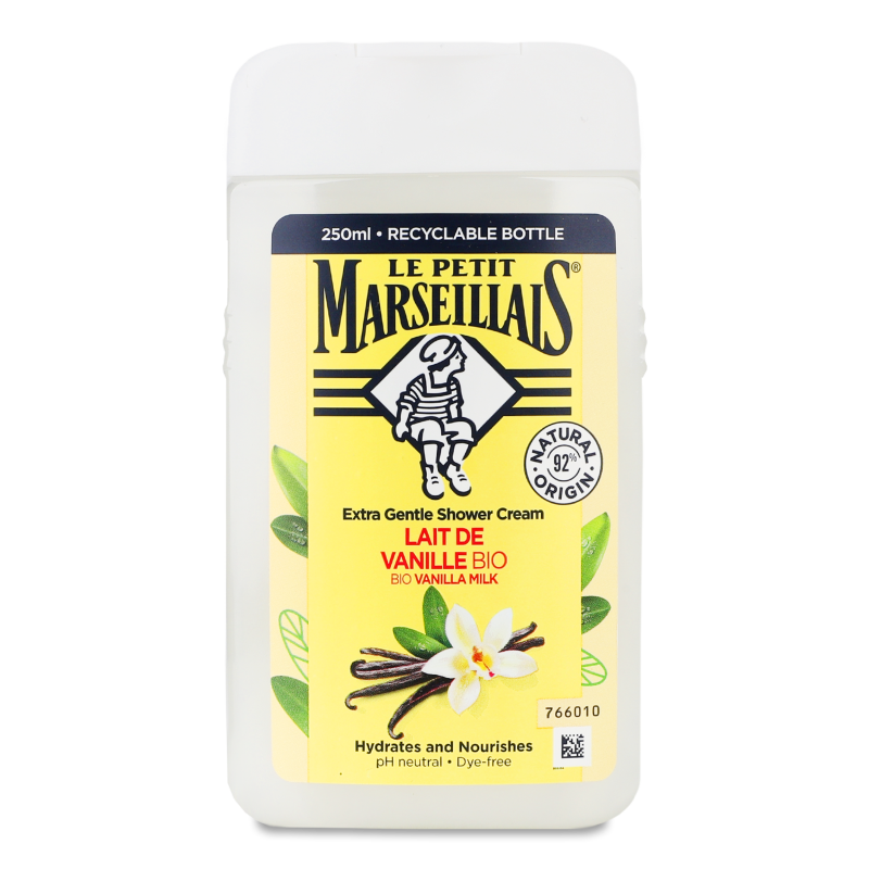 Гель д/душу Bio Vanilla milk 250мл Le Petit Marseillais