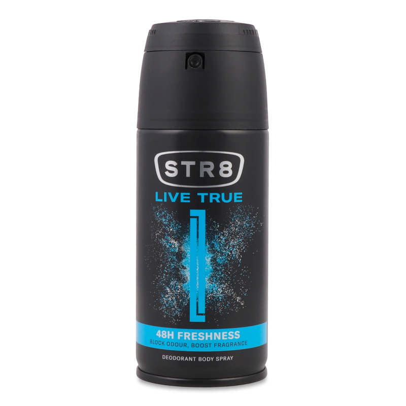 Дезодорант Live True д/чоловіків спрей 150мл STR8