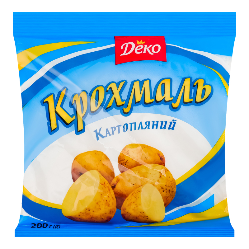 Крахмал картофельный Деко м/у 200г Деко(4820076014222): купить в ...