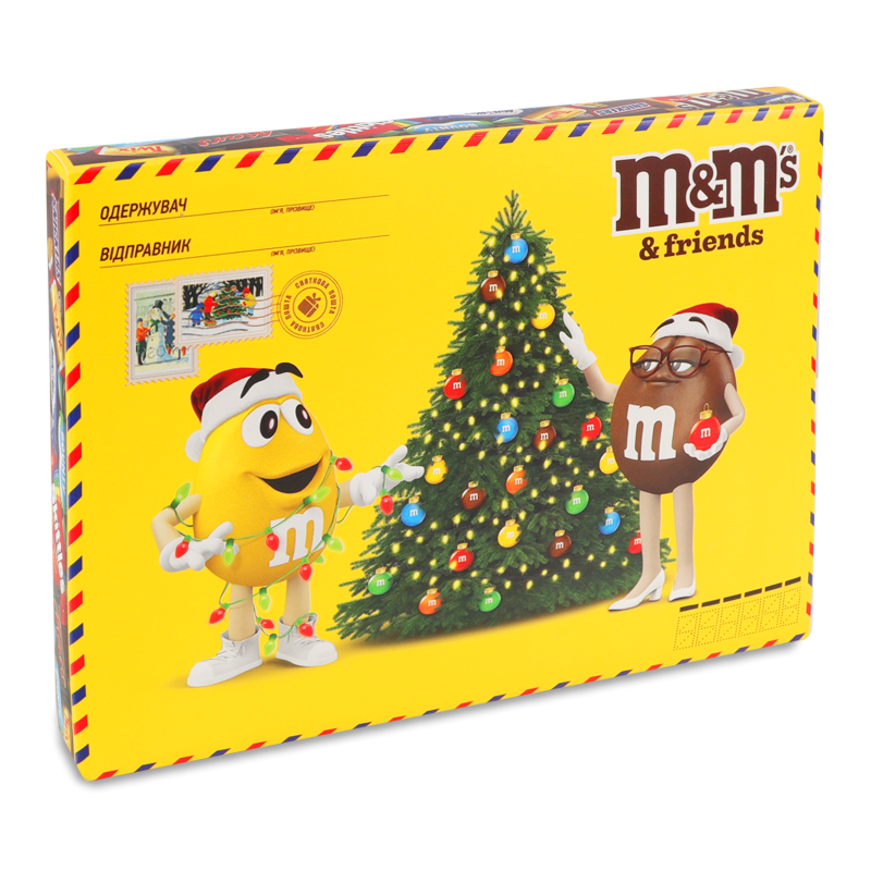 Набір солодощів Бандероль 190г M&M’s&Friends