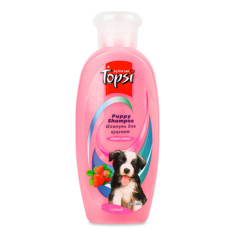 Шампунь д/цуценят з суницею 200мл Топсі