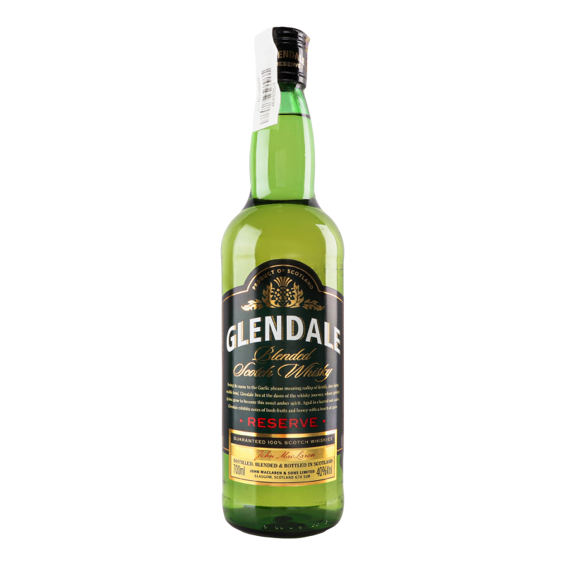 Виски 0.7л 40% шотландский купажированный 3YO Blended Glendale бут ...