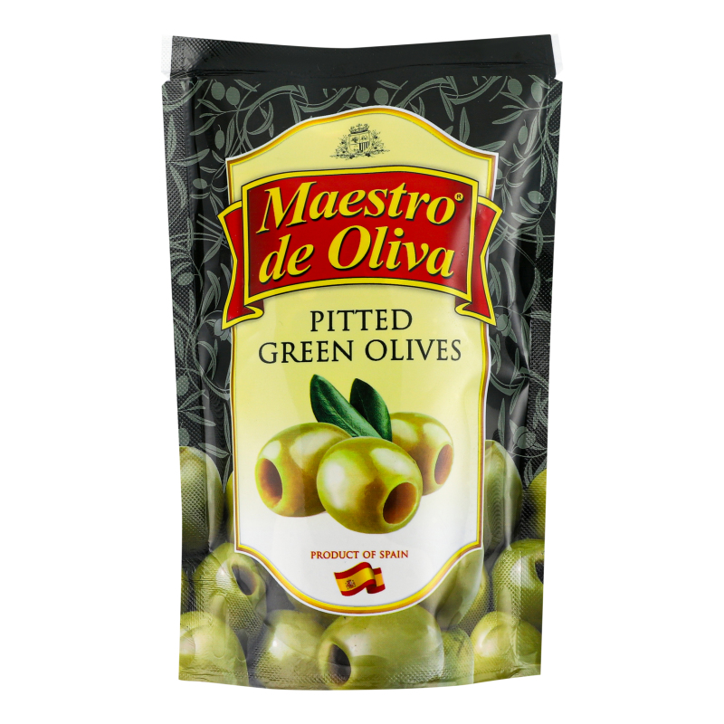 Оливки зелені б/к м/у Maestro de Oliva 175г/200мл Maestro de Oliva
