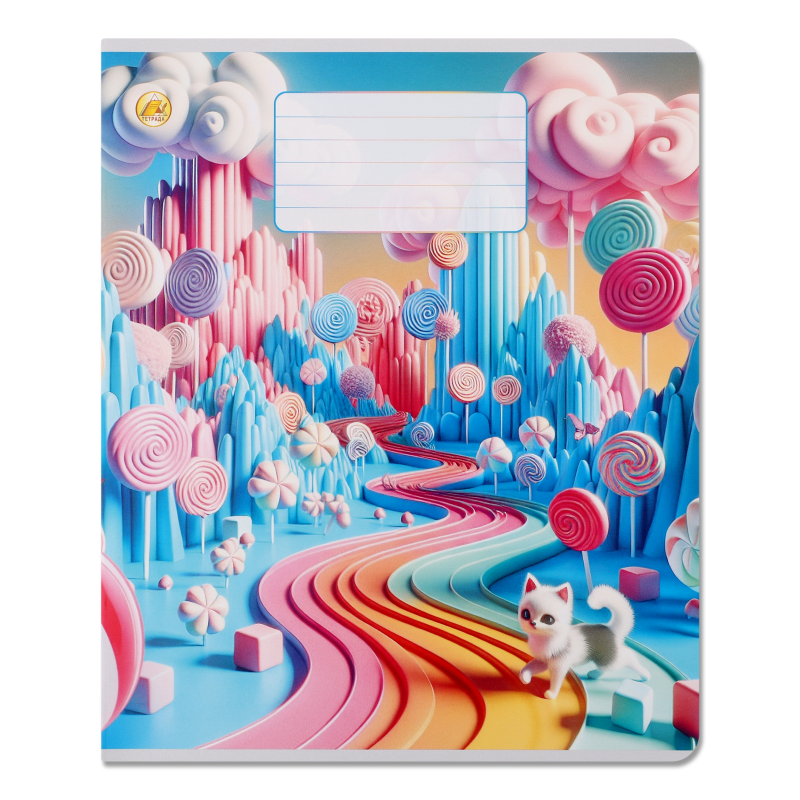 Зошит шкільний Люкс клітинка 12аркушів Тетрада