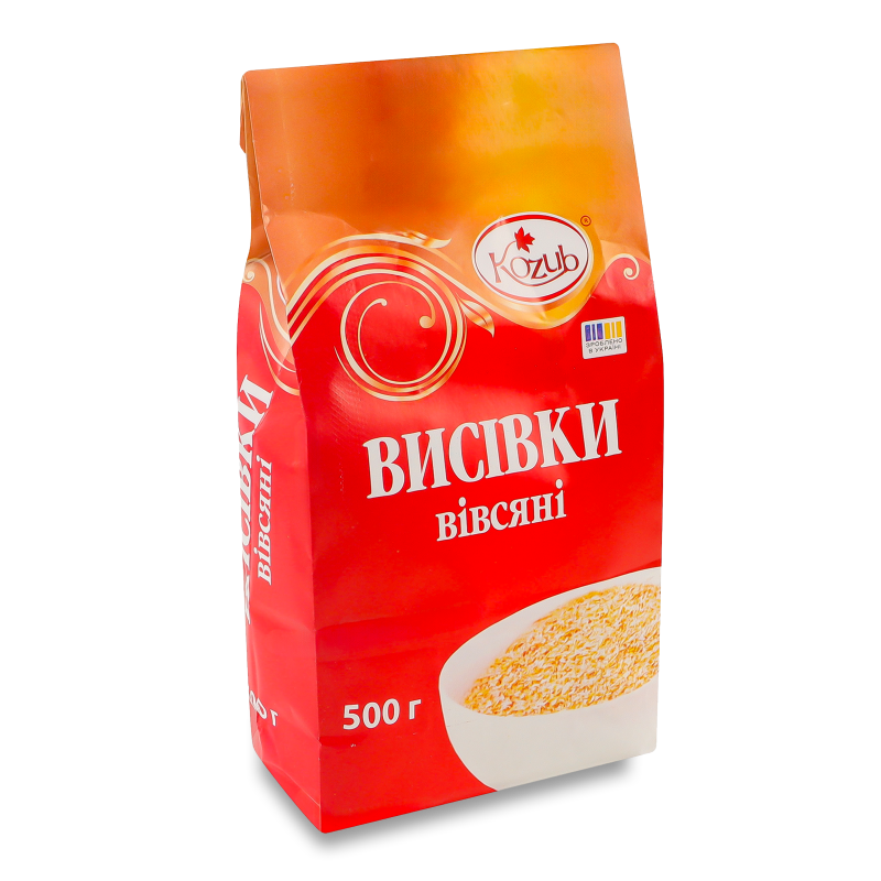 Висівки вівсяні 500г Козуб продукт