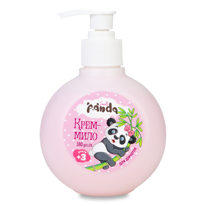 Крем-мило д/дівчаток 380г з дозатором Small Panda