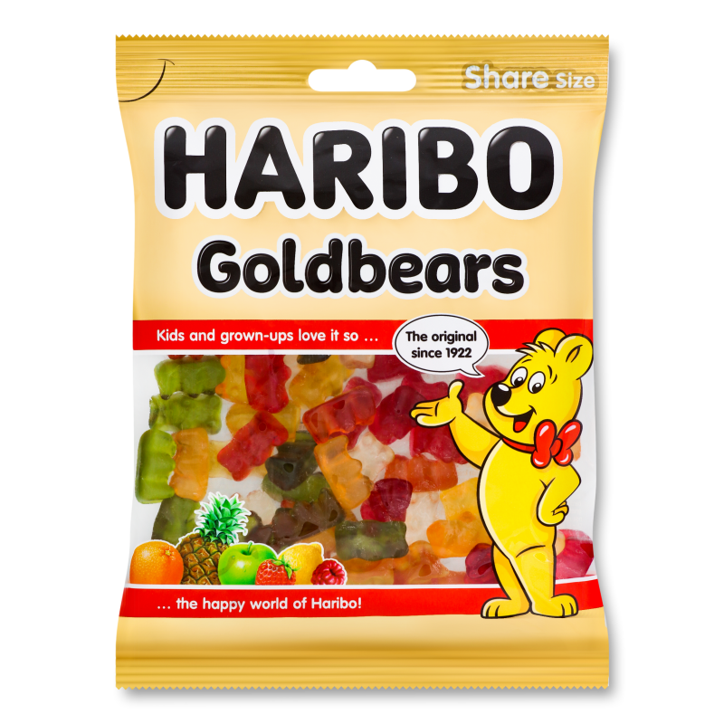 Цукерки жувальні Золоті ведмедики 150г Haribo