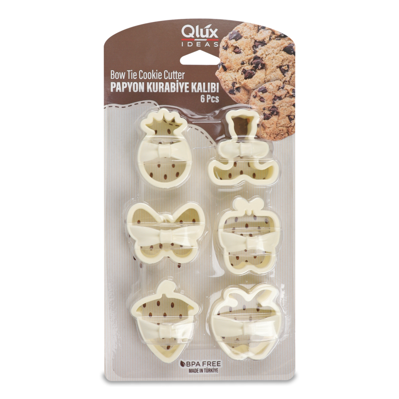 Набір форм д/печива пластик 6шт в асортименті L-00537 Qlux