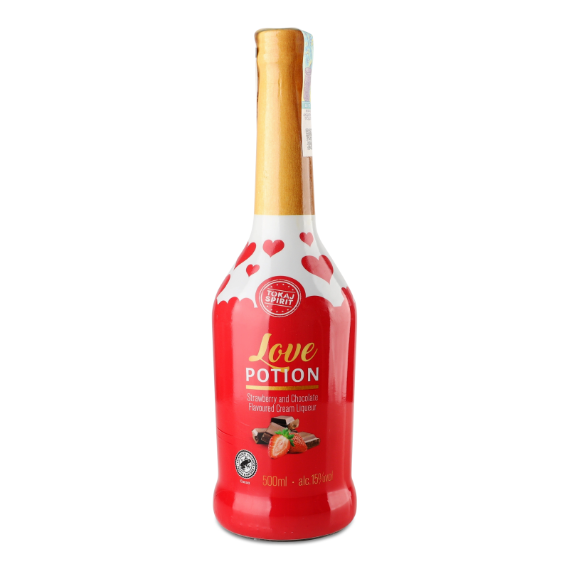 Лікер Love Potion з смаком шоколаду та полуниці 15% 0,5л Tokaj Spirit