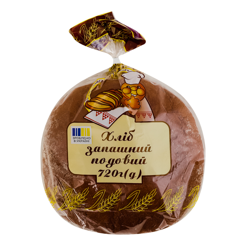 Хліб запашний подовий ПрАТ Ізяславський хлібозавод м/у