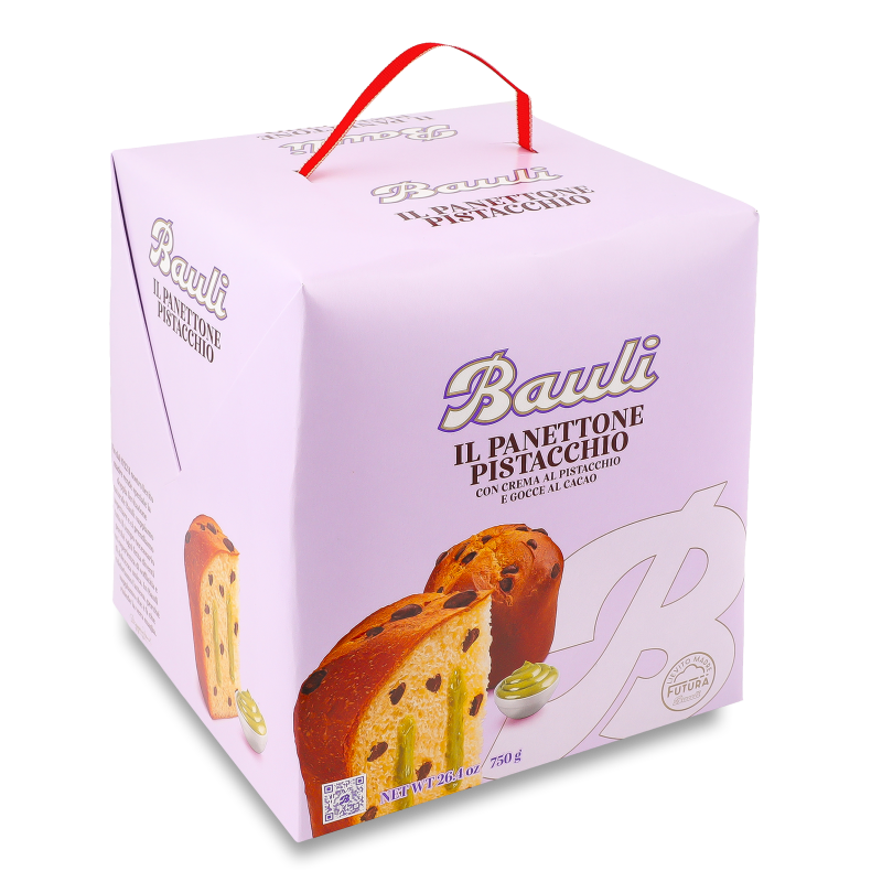 Кекс Il Panettone з фісташковим кремом 750г коробка Bauli
