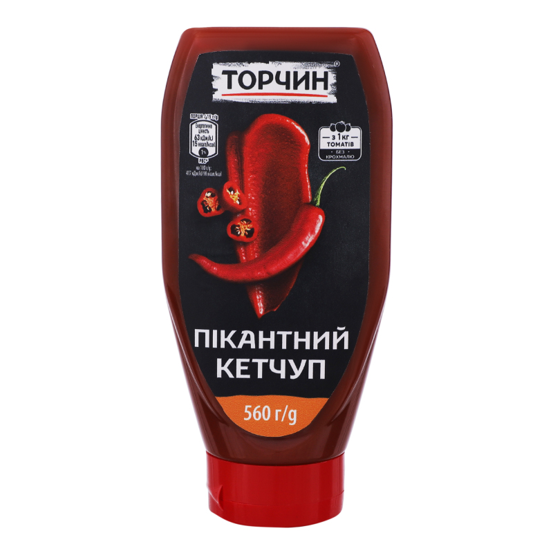 Кетчуп с чили пастеризованный Пикантный Торчин п/бут 560г Торчин ...