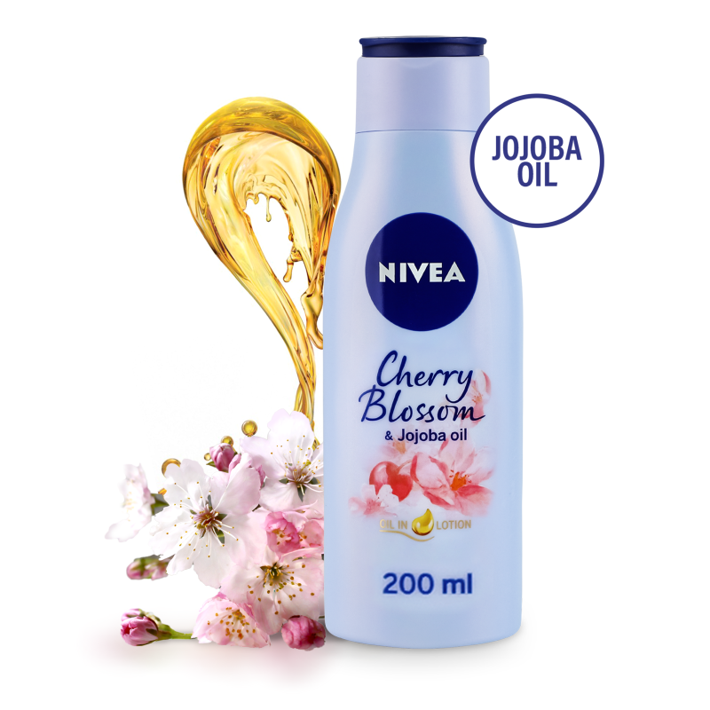 Лосьон для тела Cherry Blossom&Jojoba oil Nivea 200мл