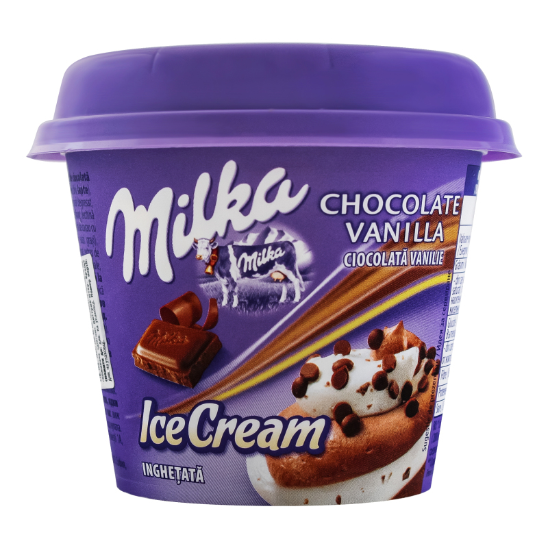 Мороженое 12% с кусочками молочного шоколада Chocolate Vanilla