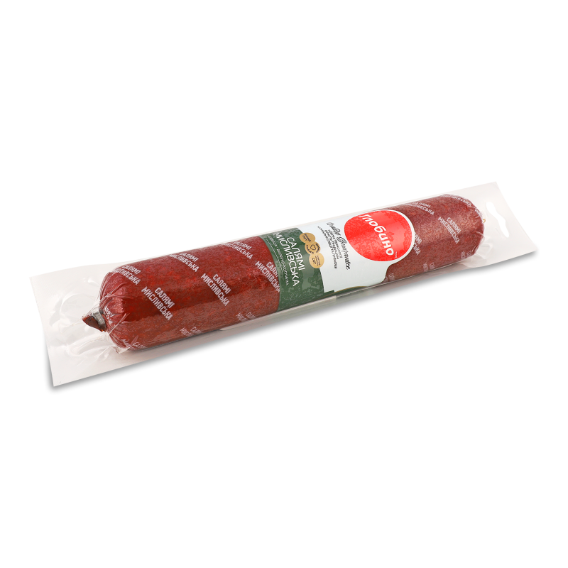 Ковбаса Салямі Мисливська в/к в/г 460г в/у Глобино