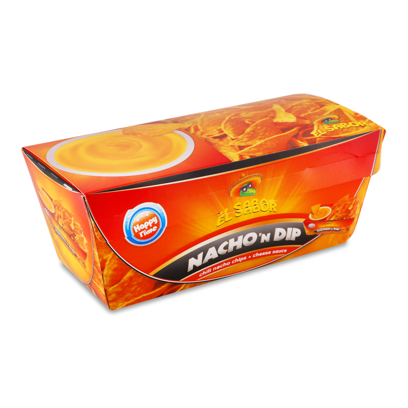 Чипси кукурудзяні Nacho з смаком чилі та сирним соусом 175г El Sabor