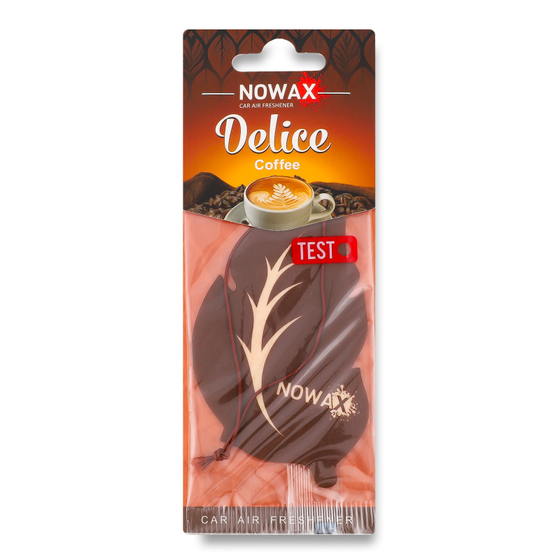 Ароматизатор д/авто Delice Coffee целюлоза Nowax