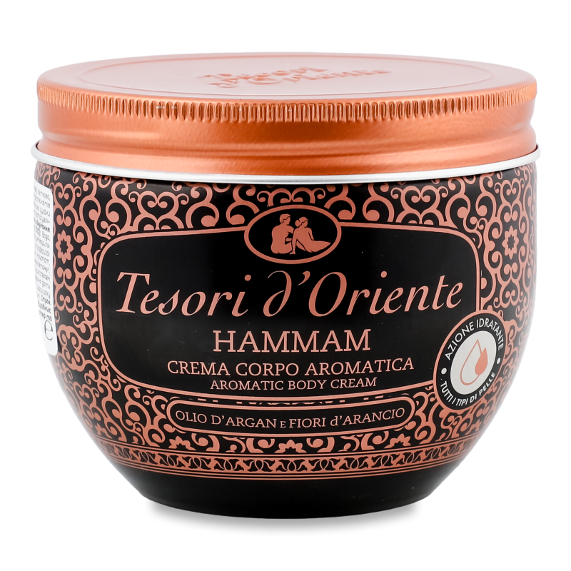 Крем д/тіла Хаммам Олія аргани та апельсиновий цвіт парфумований 300мл Тезорі Де”Орієнте