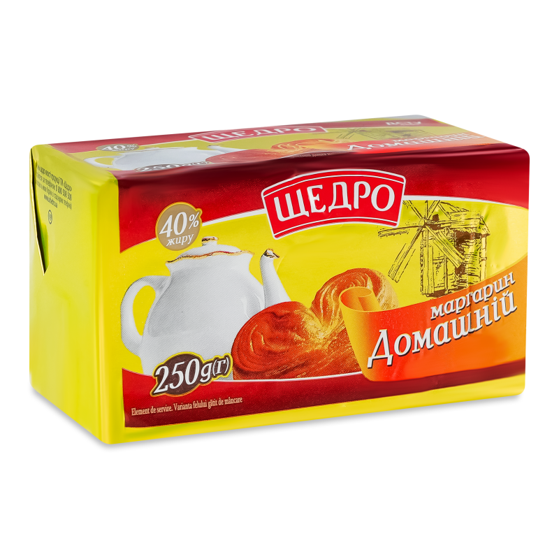 Маргарин Домашній 40% 250г Щедро