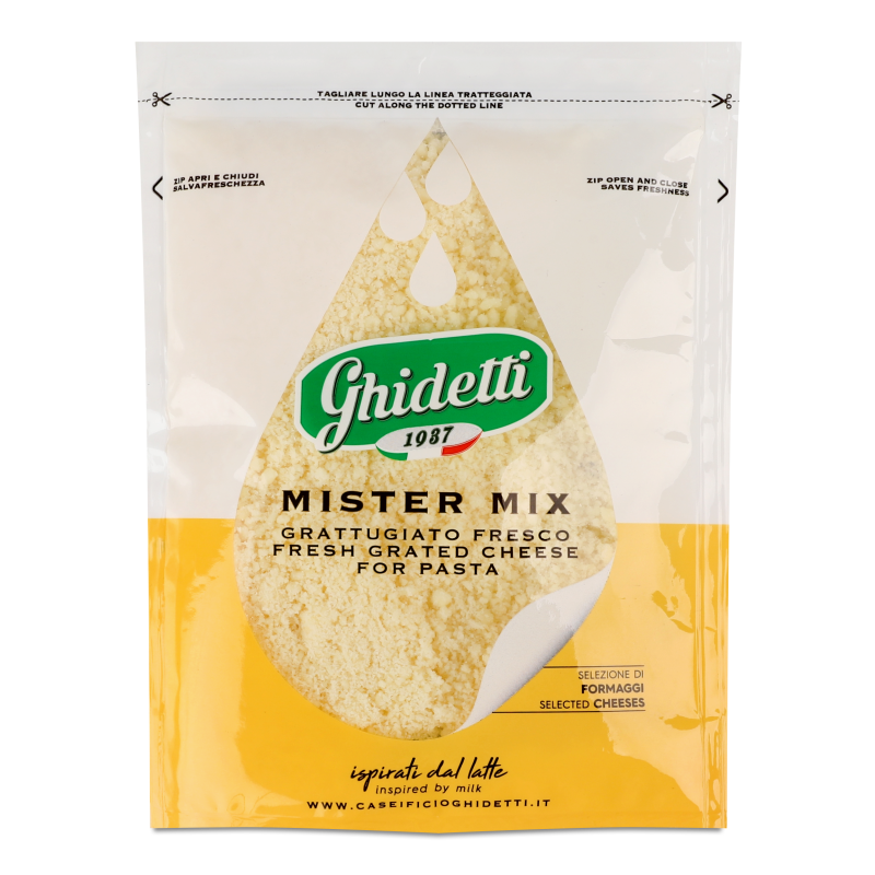 Сир Містер Мікс 35% тертий 100г Ghidetti
