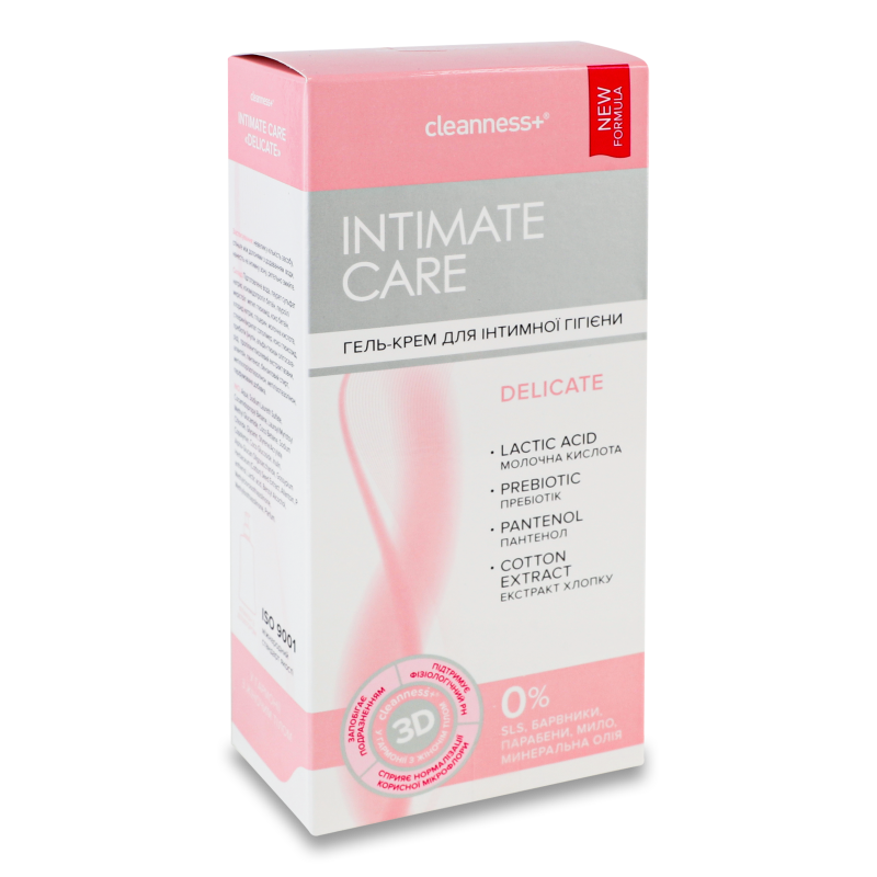 Крем-гель д/інтимної гігієни Делікатний 310г Cleanness+