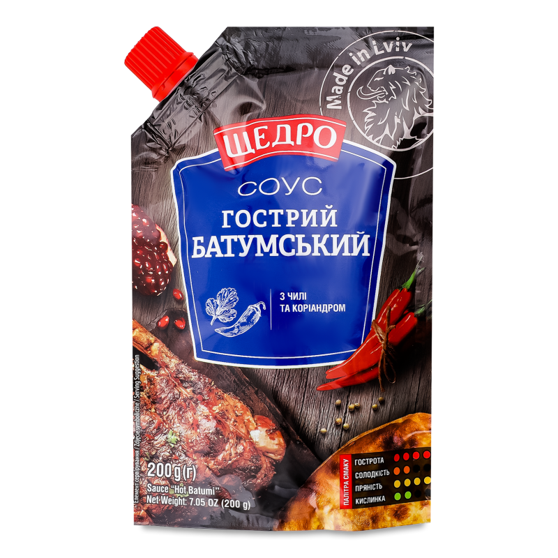 Соус Батумський гострий 200г д/п Щедро
