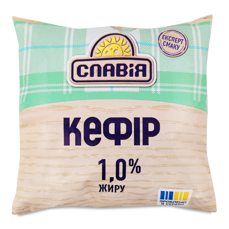 Кефір 1% 400г п/е Славія