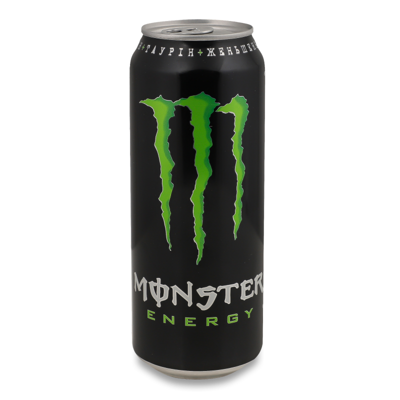 Напій енергетичний безалкогольний сильногазований 500мл ж/б Monster Energy