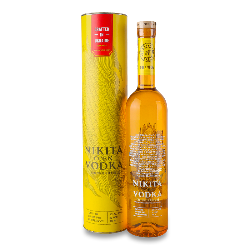 Горілка 40% 0,7л тубус Nikita