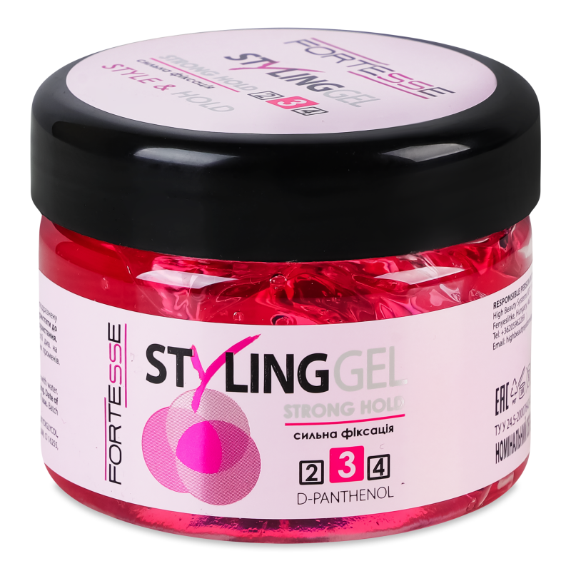 Гель д/волосся сильна фіксація 100мл Fortesse