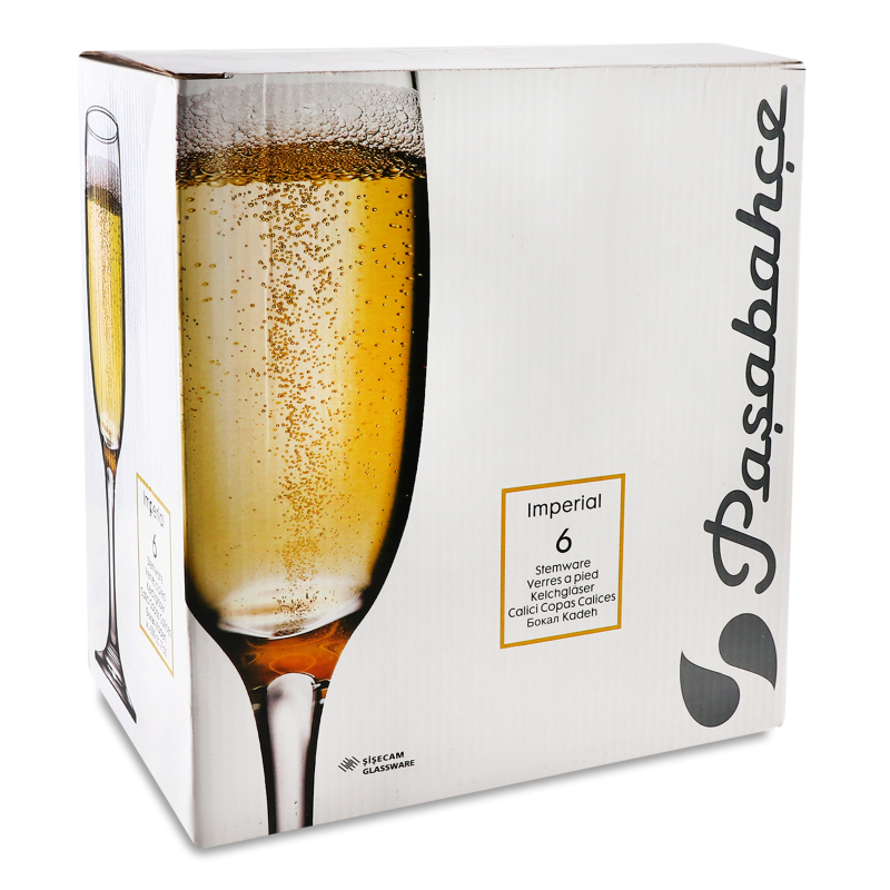 Фужер д/шампанського Imperial 210мл 6шт Pasabahce