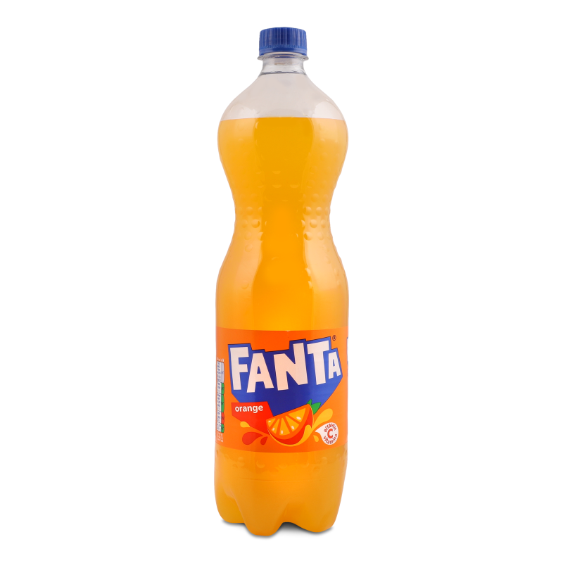 Напій безалкогольний з апельсиновим соком сильногазований 1,25л пет Fanta