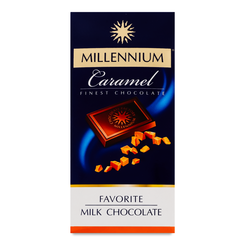 Шоколад Favorite молочний з карамеллю 100г Millennium