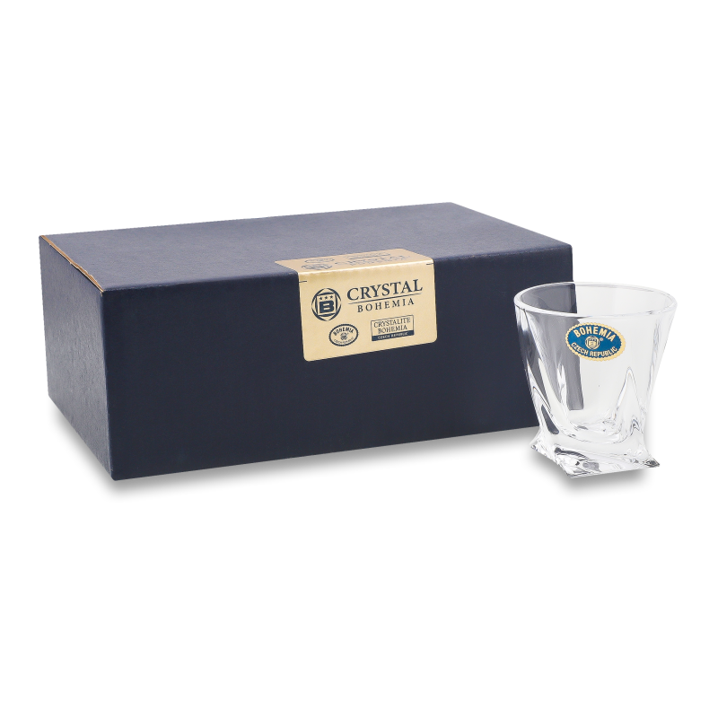 Стопка д/горілки Квадро 55мл 6шт артb2k936-99A44 Богемія