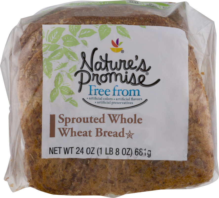 Nature's Promise Bread Sprouted Whole Wheat Nature's Promise
