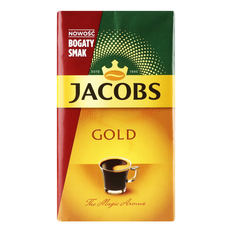 Кофе натуральный жареный молотый Gold Jacobs м/у 250г Jacobs ...