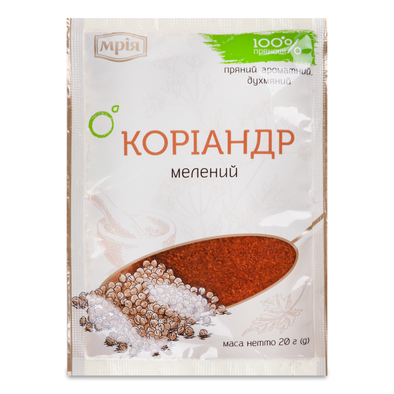 Коріандр мелений 20г Мрія