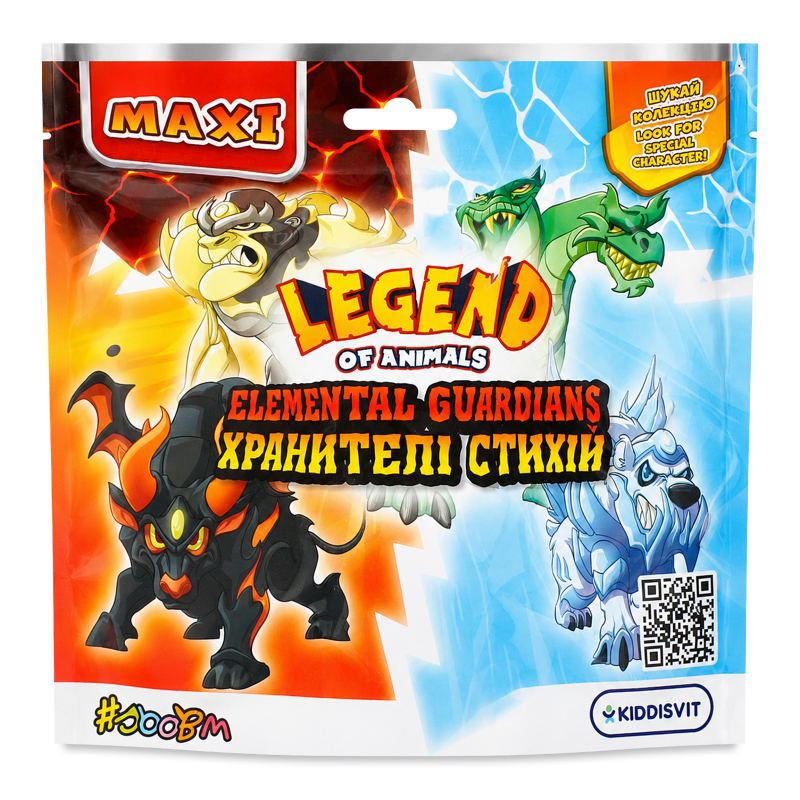 Стретч-іграшка Legend of Animals Максі Хранителі стихій #Sbabam
