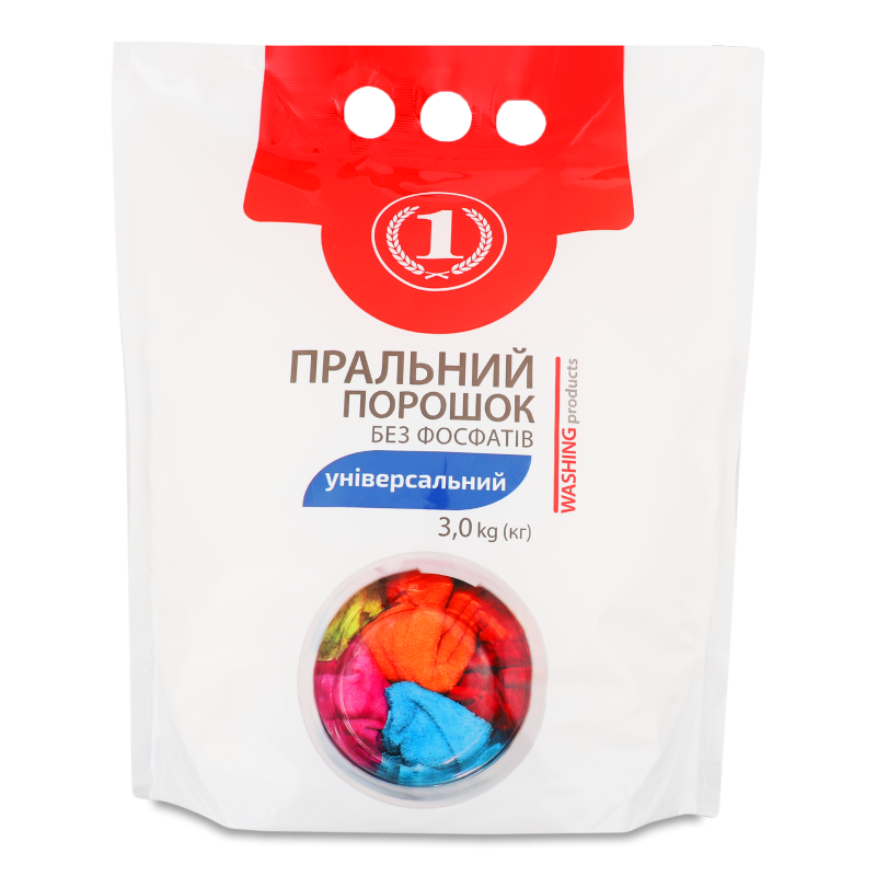 Порошок пральний Універсальний 3кг ТМ “1”