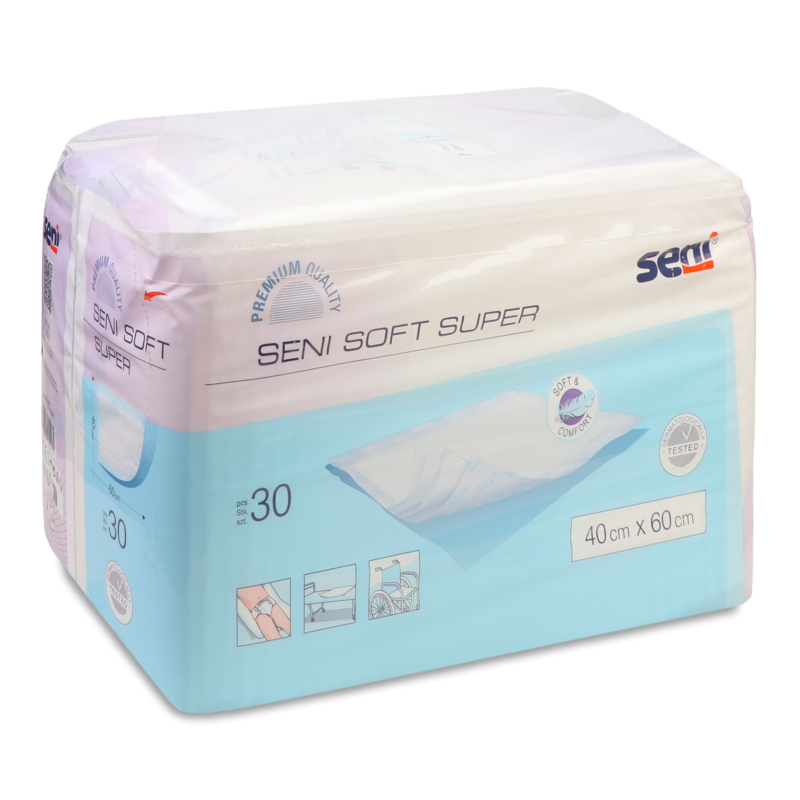 Пелюшки гігієнічні Софт 40*60см 30шт Сені