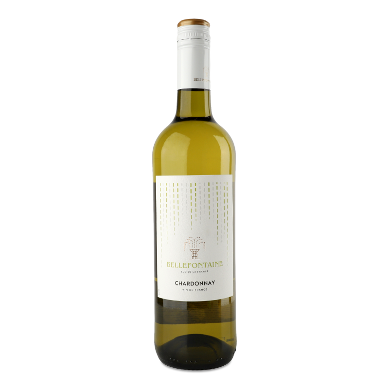 Вино Chardonnay біле сухе 12% 0,75л Bellefontaine