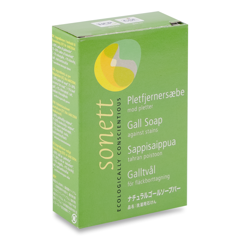 Мило жовчне д/прання та видалення плям органічне 100г коробка Sonett
